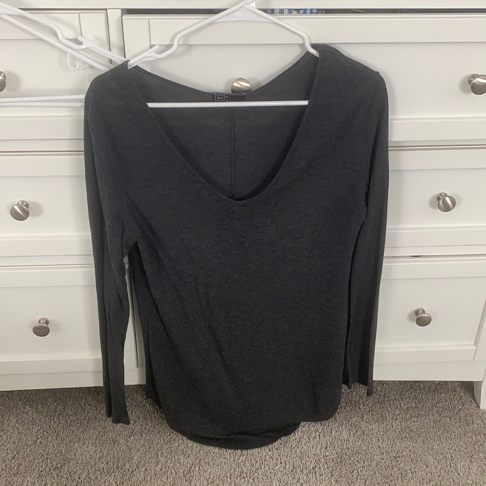 Grey Long Sleeve Tee